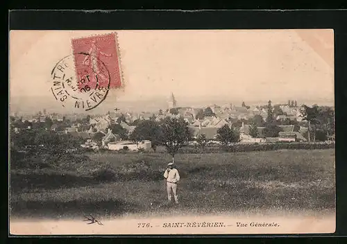 AK Saint-Révérien, Vue générale