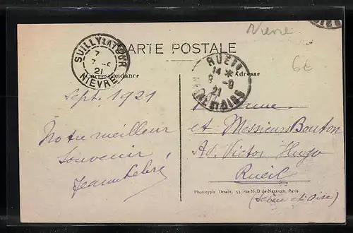 AK Suilly-la-Tour, Vue Générale