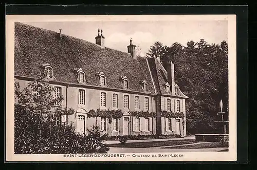 AK Saint-Léger-de-Fougeret, Chateau de Saint-Léger