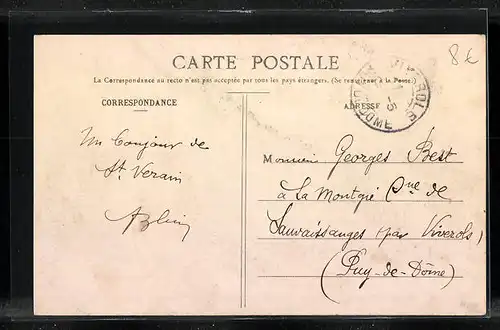 AK St-Verain, l'Eglise, les Ruines