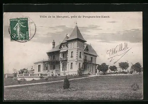 AK Pougues-les-Eaux, Villa de la Mangeai