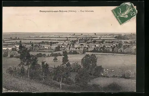 AK Dompierre-sur-Nièvre, Vue Générale