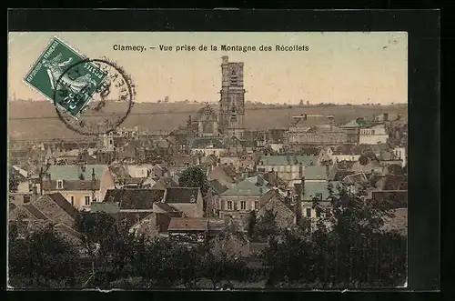 AK Clamecy, Vue prise de la Montagne des Récollets