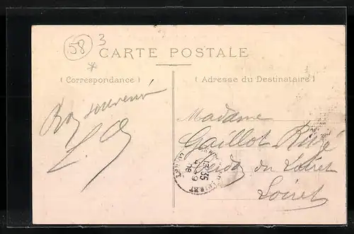 AK Clamecy, Vue prise de la Montagne des Récollets