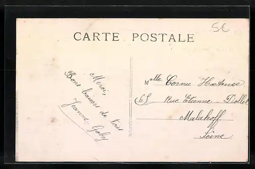 AK Saint-Saulge, l'Herbe du Clocher