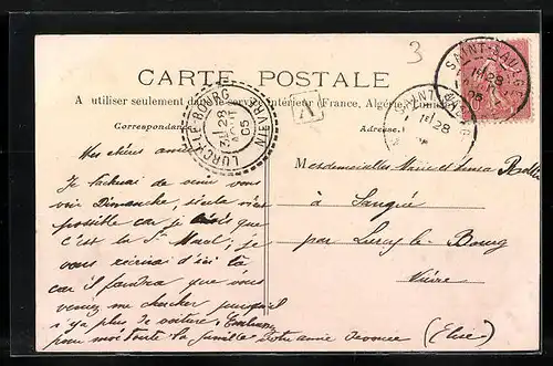 AK Saint-Saulge, l'Herbe du Clocher