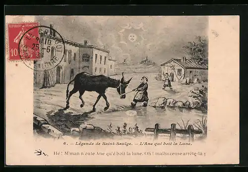 AK Saint-Saulge, l'Ane qui boit la Lune