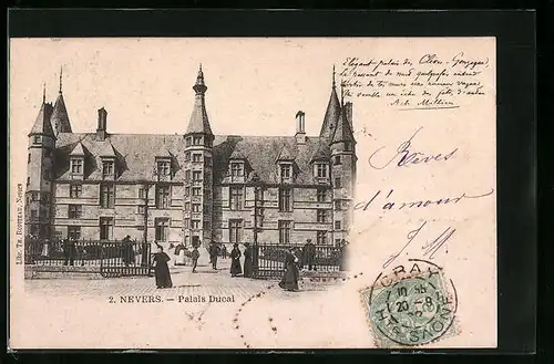 AK Nevers, Palais Ducal