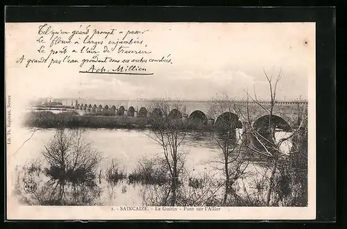 AK Saincaize, le Guétin, Pont sur l'Allier