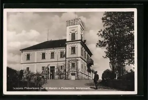 AK St. Marein a. Pickelbach, Schloss Pirkwiesen