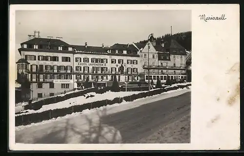 AK Mariazell, Hotel Laufenstein im Winter