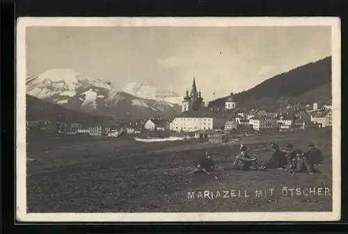 AK Mariazell, Panorama mit Ötscher