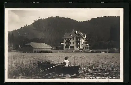 AK Mariazell, Ruderpartie am Erlaufsee