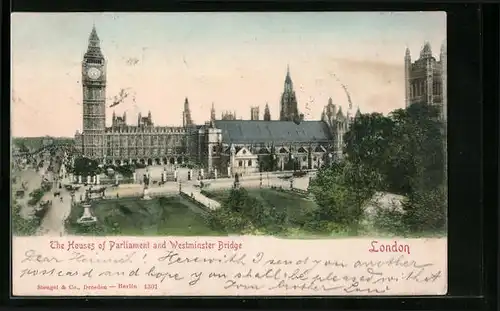 AK London, The Houses of Parliament and Westminster Bridge