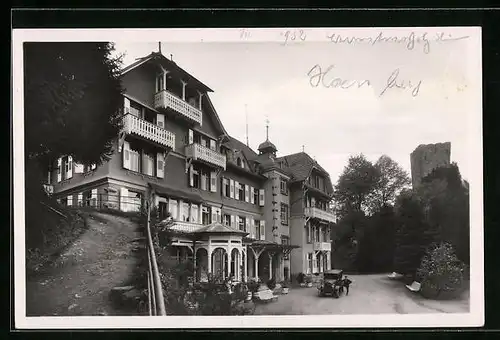 AK Hornberg, Schlosshotel und Beamtenerholungsheim