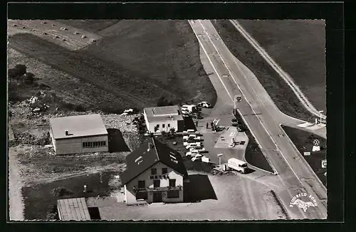 AK Löffingen, Motel vom Flugzeug aus