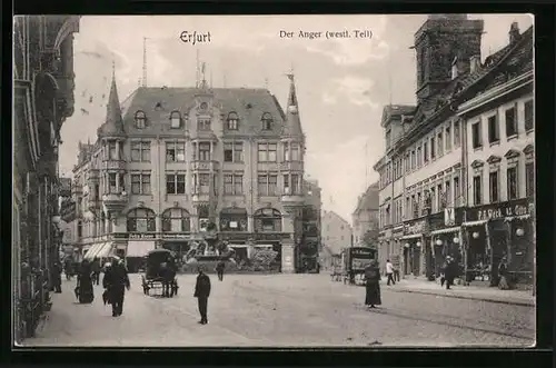 AK Erfurt, Der Anger, westl. Teil