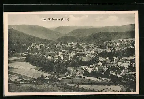 AK Bad Suderode im Harz, Generalansicht der Stadt