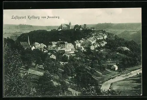 AK Kyllburg, Generalansicht vom Annenberg aus