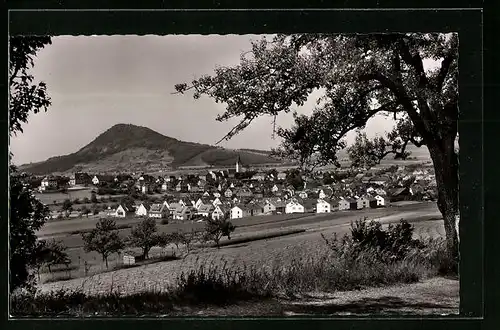 AK Engen im Hegau, Generalansicht mit Hohenhöwen