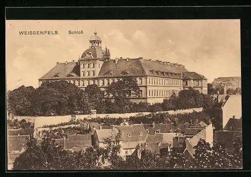 AK Weissenfels, Blick auf das Schloss