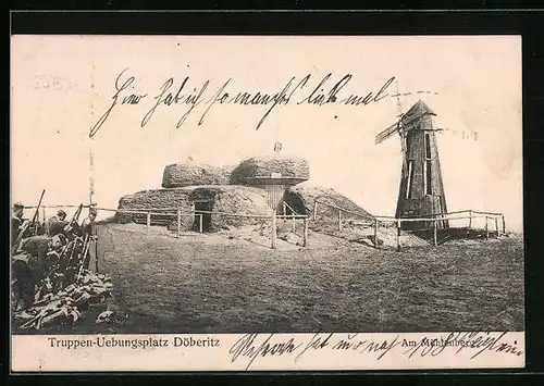 AK Döberitz, Windmühle auf dem Truppenübungsplatz