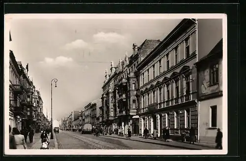 AK Brandenburg a. H., Blick entlang der Steinstrasse