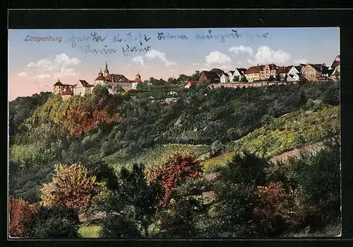 AK Langenburg, Ortstotale auf dem Berg