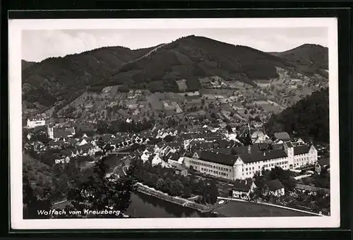 AK Wolfach am Kreuzberg, Generalansicht der Stadt