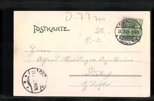 AK Oberkirch i. B., Generalansicht im Renchthal