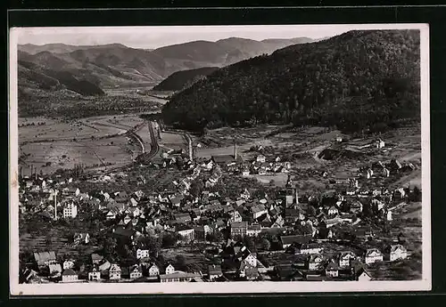 AK Haslach i. K., Generalansicht der Stadt