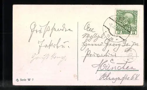 AK Wien, I. K. K. Hof-Operntheater, Strassenbahn und Passanten