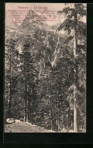 AK Le Caucase, La route militaire de Sonkhonm, Les Montagnes Ueigeuses