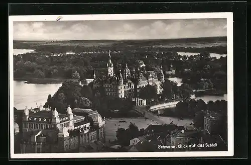 AK Schwerin, Blick auf das Schloss