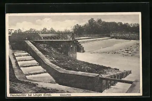 AK Lingen, Hanekenfähr, am Wasserfall