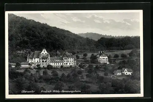 AK Oberweiler, Blick auf das Friedrich-Hilda-Genesungsheim