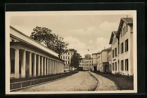 AK Heiligendamm, Strasse am HO Kaffee