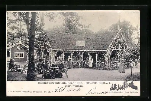 AK Helsingborg, Helsingborgsutställningen 1903, Björkhyddan