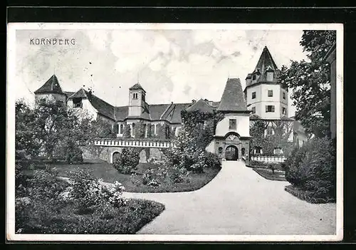 AK Riegersburg, Kornberg, Schloss-Ansicht