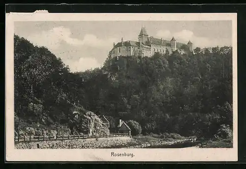 AK Rosenburg am Kamp, Blick zum Schloss