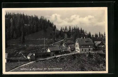 AK Semmering, Alpenhaus am Sonnwendstein