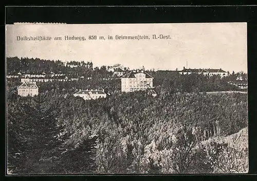 AK Grimmenstein, Volksheilstätte am Hochegg