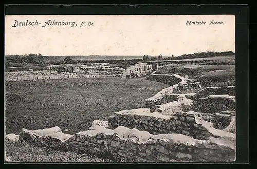 AK Deutsch-Altenburg, Römische Arena