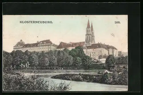 AK Klosterneuburg, Blick zum Stift