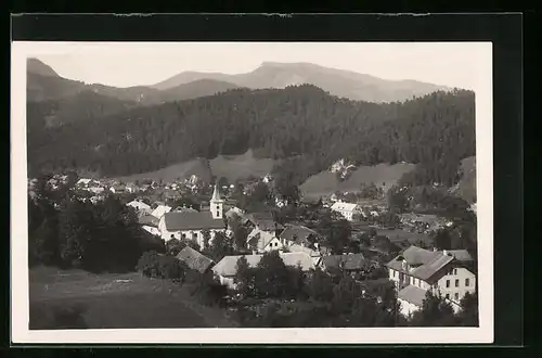 AK Hohenberg, Panoramablick aus der Vogelschau