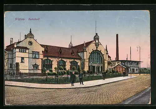 AK Witten, am Bahnhof
