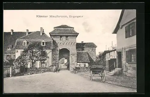 AK Maulbronn, Kloster, Eingangstor