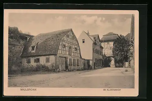 AK Maulbronn, im Klosterhof