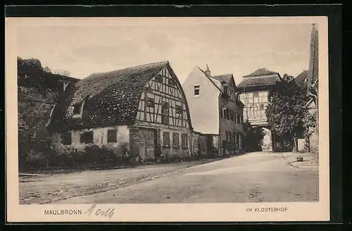 AK Maulbronn, im Klosterhof