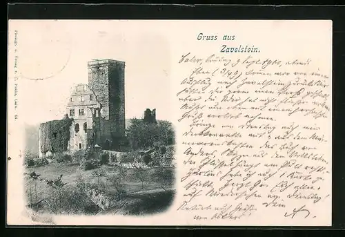 AK Zavelstein, Burgruine